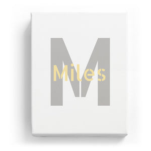 Miles Overlaid on M - Stylistic