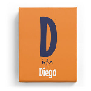 D is for Diego - Cartoony