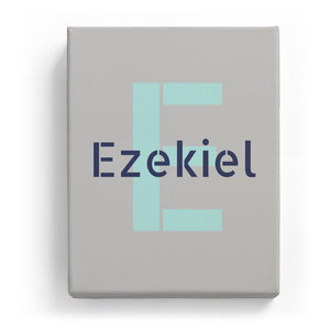 Ezekiel Overlaid on E - Stylistic