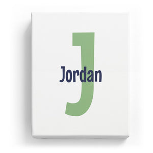 Jordan Overlaid on J - Cartoony