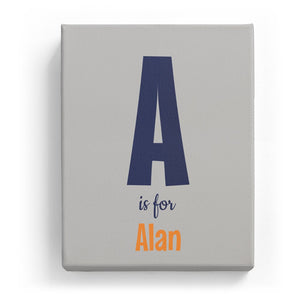A is for Alan - Cartoony