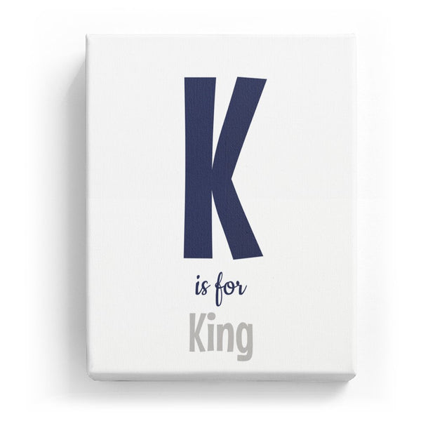 K is for King - Cartoony