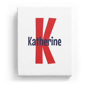 Katherine Overlaid on K - Cartoony