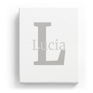 Lucia Overlaid on L - Classic