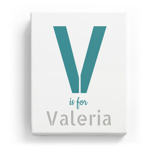 V is for Valeria - Stylistic