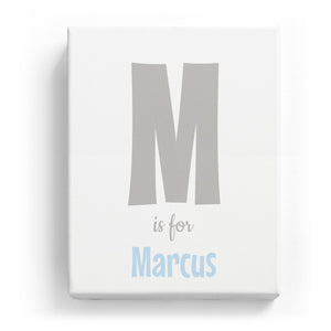 M is for Marcus - Cartoony