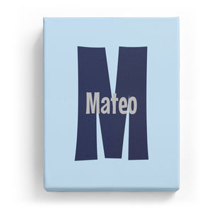 Mateo Overlaid on M - Cartoony