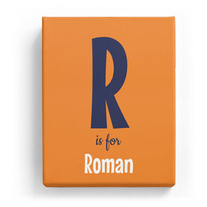 R is for Roman - Cartoony