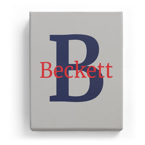 Beckett Overlaid on B - Classic