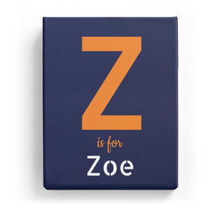 Z is for Zoe - Stylistic