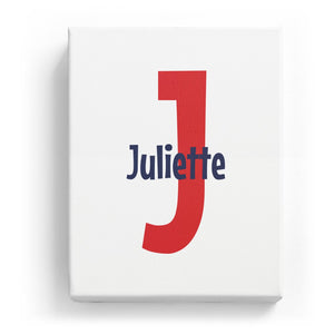 Juliette Overlaid on J - Cartoony