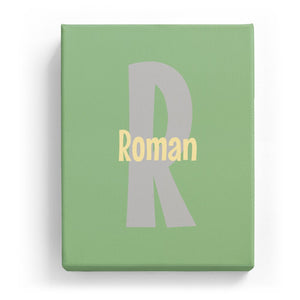 Roman Overlaid on R - Cartoony