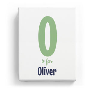 O is for Oliver - Cartoony