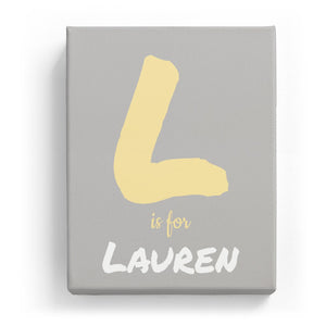 L is for Lauren - Artistic