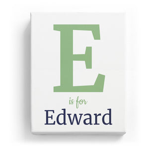 E is for Edward - Classic