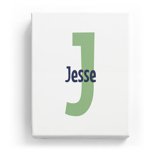 Jesse Overlaid on J - Cartoony