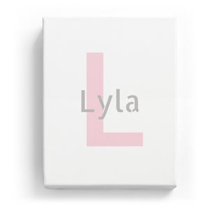 Lyla Overlaid on L - Stylistic