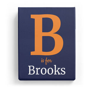 B is for Brooks - Classic