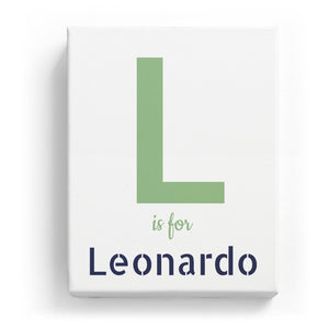 L is for Leonardo - Stylistic