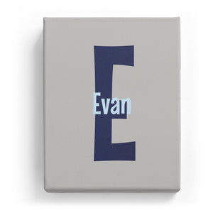 Evan Overlaid on E - Cartoony