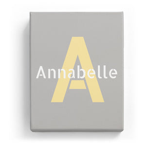 Annabelle Overlaid on A - Stylistic