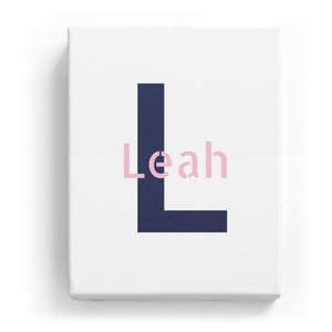Leah Overlaid on L - Stylistic