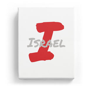 Israel Overlaid on I - Artistic