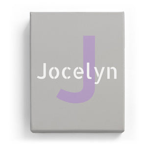 Jocelyn Overlaid on J - Stylistic
