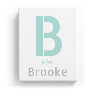 B is for Brooke - Stylistic
