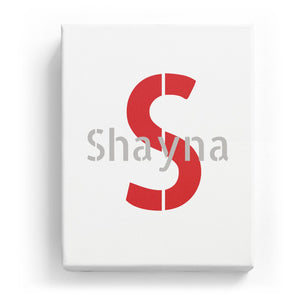 Shayna Overlaid on S - Stylistic