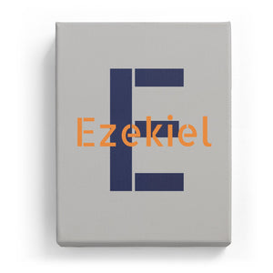 Ezekiel Overlaid on E - Stylistic