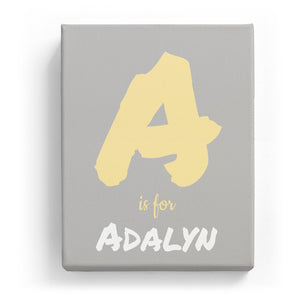 A is for Adalyn - Artistic