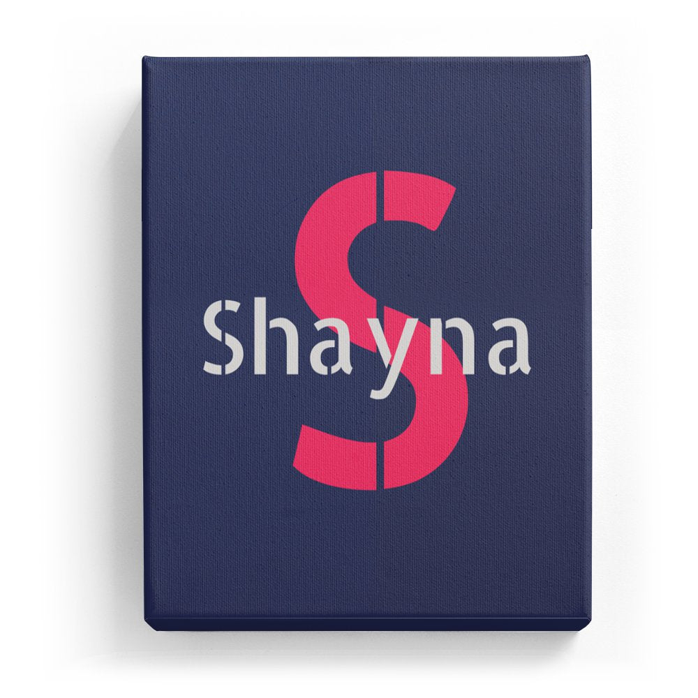 Shayna's Personalized Canvas Art