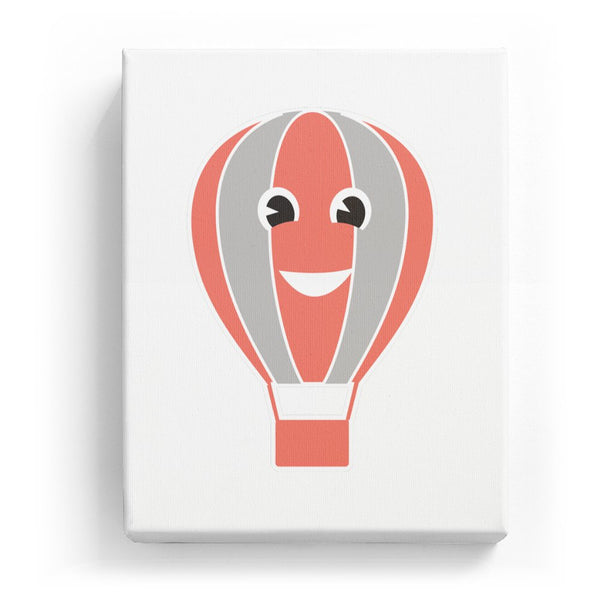 Hot Air Balloon with Face - No Background