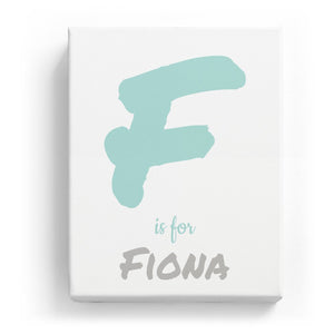 F is for Fiona - Artistic