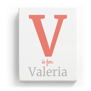 V is for Valeria - Classic