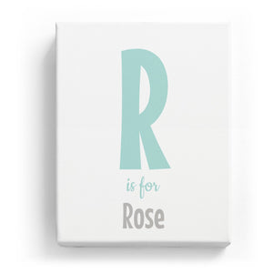 R is for Rose - Cartoony
