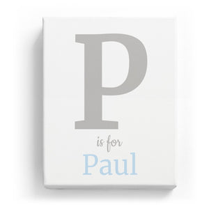 P is for Paul - Classic