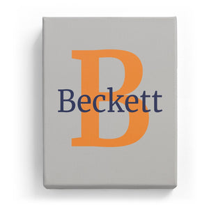 Beckett Overlaid on B - Classic