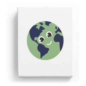 Earth with a Face - No Background