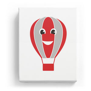 Hot Air Balloon with Face - No Background (Mirror Image)