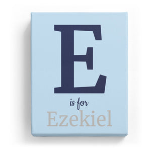 E is for Ezekiel - Classic