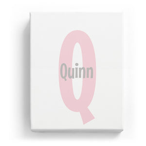 Quinn Overlaid on Q - Cartoony