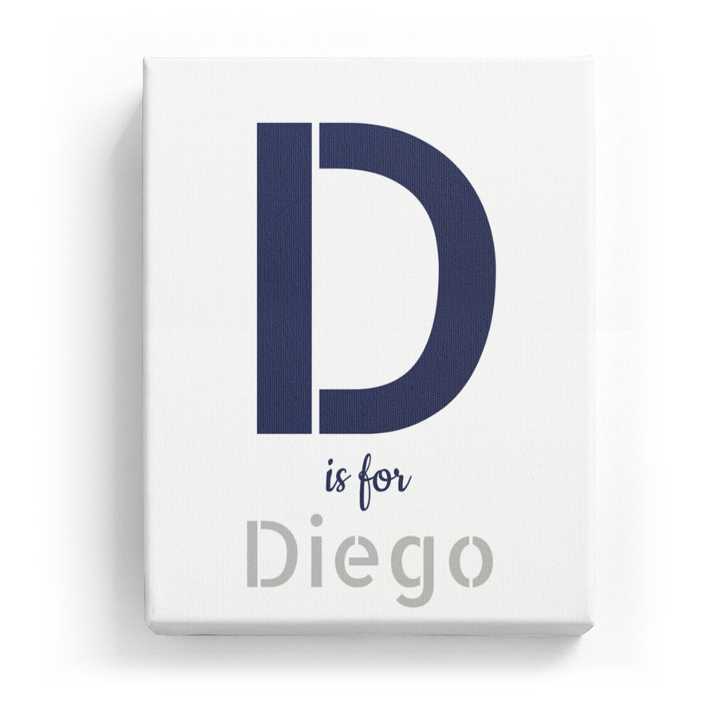 Diego's Personalized Canvas Art