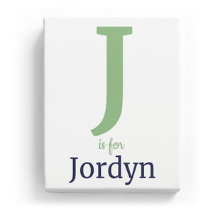 J is for Jordyn - Classic