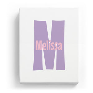 Melissa Overlaid on M - Cartoony