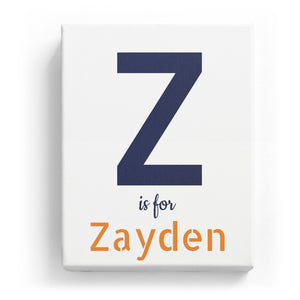 Z is for Zayden - Stylistic