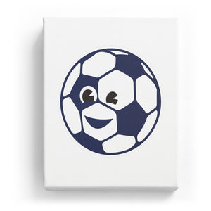 Soccer with a Face - No Background (Mirror Image)