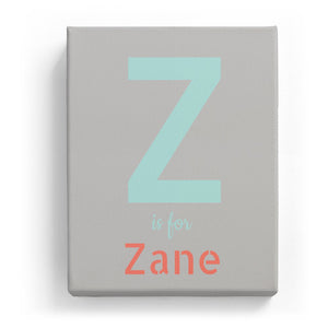 Z is for Zane - Stylistic