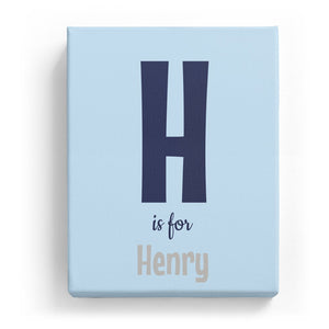 H is for Henry - Cartoony